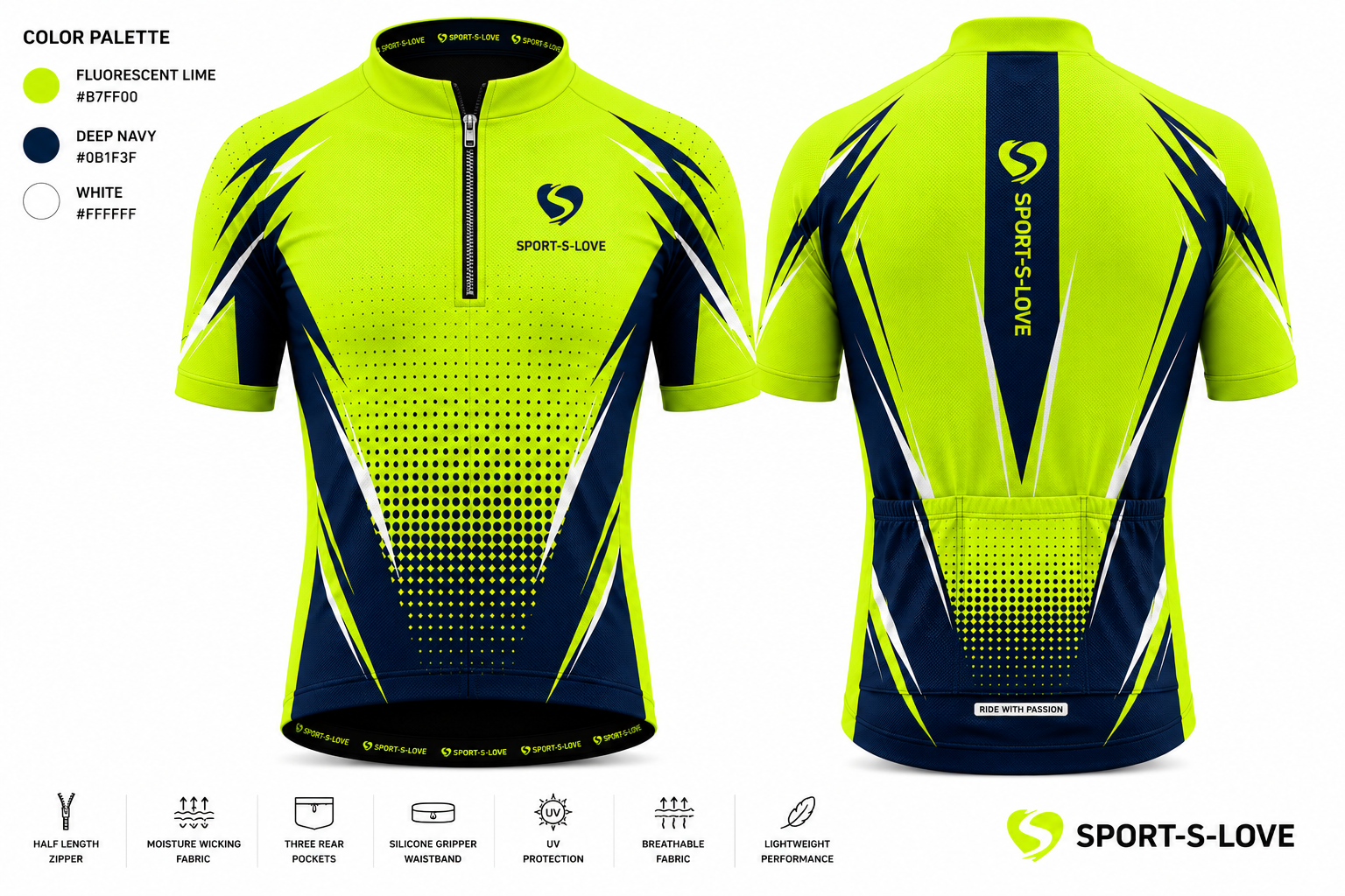 Products Cycling Pulse Jersey Front